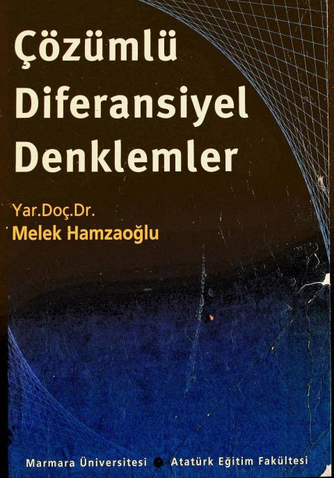 Çözümlü Diferansiyel Denklemler